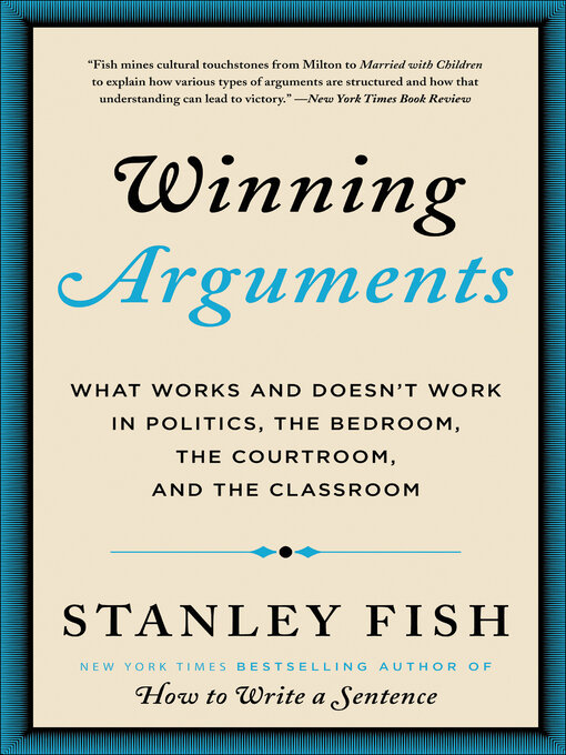 Title details for Winning Arguments by Stanley Fish - Wait list